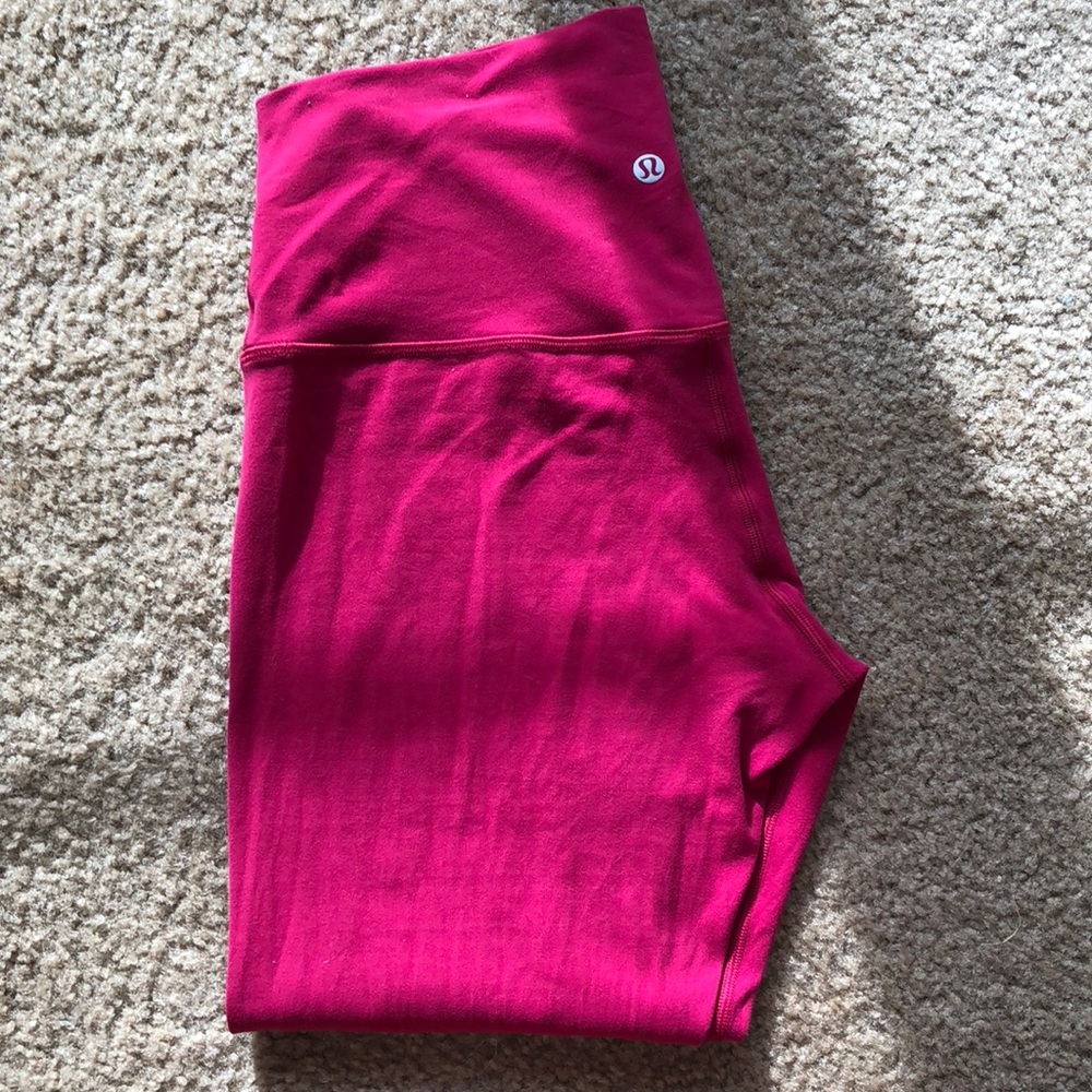Lululemon align crop leggings.